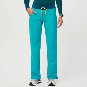 FIGS Teal Scrub Kade Pants - Size Small